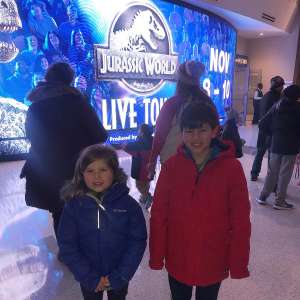 Erickson Family attended Jurassic World Live Tour on Nov 9th 2019 via VetTix 