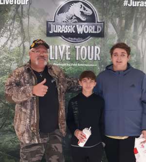 Troy attended Jurassic World Live Tour on Nov 9th 2019 via VetTix 