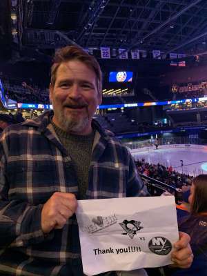 Dan attended New York Islanders vs. Pittsburgh Penguins - NHL on Nov 7th 2019 via VetTix 