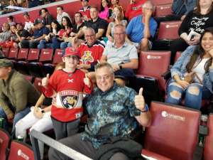 Mike & Gabe attended Florida Panthers vs. Washington Capitals - NHL on Nov 7th 2019 via VetTix 