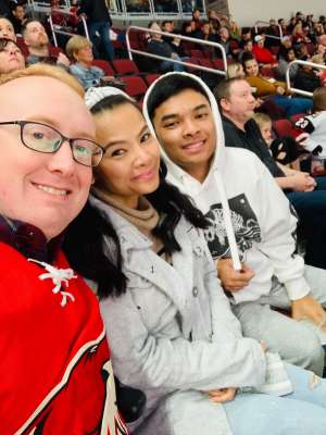Kenneth attended Arizona Coyotes vs. Columbus Blue Jackets - NHL on Nov 7th 2019 via VetTix 