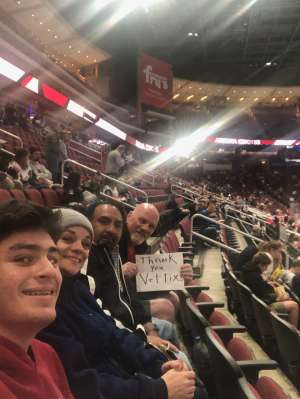 Patrick attended Arizona Coyotes vs. Columbus Blue Jackets - NHL on Nov 7th 2019 via VetTix 