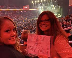 Vickie attended Brantley Gilbert - Fire't Up 2020 Tour on Feb 13th 2020 via VetTix 
