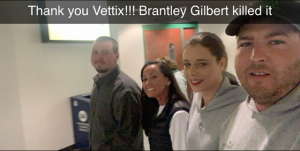 Marshall attended Brantley Gilbert - Fire't Up 2020 Tour on Feb 13th 2020 via VetTix 