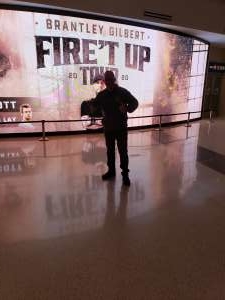 Jason attended Brantley Gilbert - Fire't Up 2020 Tour on Feb 8th 2020 via VetTix 