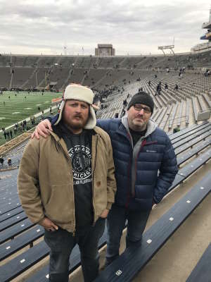 Micheal attended University of Notre Dame Fighting Irish vs. Boston College - NCAA Football on Nov 23rd 2019 via VetTix 