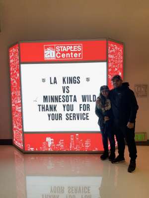 Los Angeles Kings vs. Minnesota Wild - NHL ** Salute to Service**