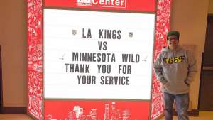 Los Angeles Kings vs. Minnesota Wild - NHL ** Salute to Service**