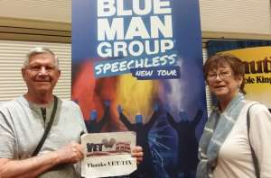 JohnM attended Blue Man Group: Speechless World Tour - Sunday 6: 30 PM Performance on Nov 17th 2019 via VetTix 