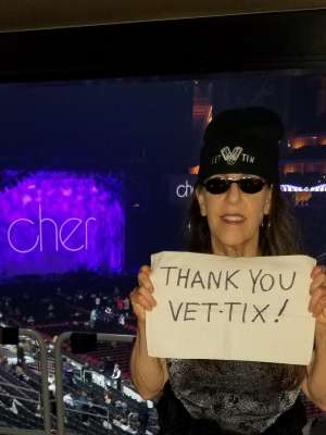 LB attended Cher: Here We Go Again Tour on Nov 23rd 2019 via VetTix 
