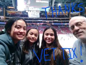 Marty attended Arizona Coyotes vs. Toronto Maple Leafs - NHL on Nov 21st 2019 via VetTix 