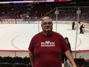 rodolfo attended Arizona Coyotes vs. Toronto Maple Leafs - NHL on Nov 21st 2019 via VetTix 