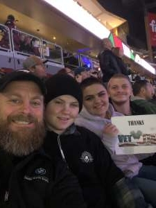 CHAD attended Arizona Coyotes vs. Toronto Maple Leafs - NHL on Nov 21st 2019 via VetTix 