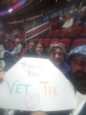 Mark attended Arizona Coyotes vs. Toronto Maple Leafs - NHL on Nov 21st 2019 via VetTix 