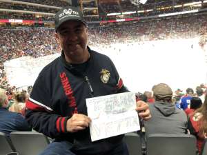 Daniel attended Arizona Coyotes vs. Toronto Maple Leafs - NHL on Nov 21st 2019 via VetTix 