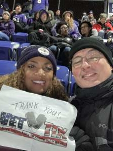 Lawrence attended Baltimore Ravens vs. New York Jets - NFL on Dec 12th 2019 via VetTix 