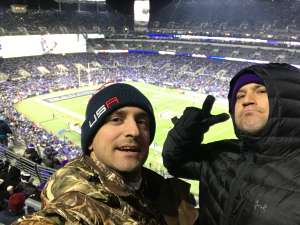 Fred Forney attended Baltimore Ravens vs. New York Jets - NFL on Dec 12th 2019 via VetTix 