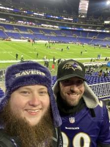 Justin attended Baltimore Ravens vs. New York Jets - NFL on Dec 12th 2019 via VetTix 