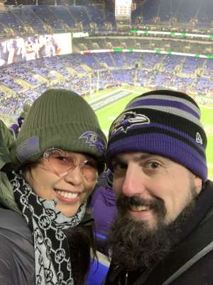 David attended Baltimore Ravens vs. New York Jets - NFL on Dec 12th 2019 via VetTix 