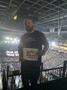 Anthony attended Eric Church: Double Down Tour on Nov 22nd 2019 via VetTix 
