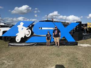 Zachary attended Monster Energy Supercross on Feb 15th 2020 via VetTix 