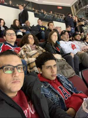 Samuel attended New Jersey Devils vs. Vegas Golden Knights NHL on Dec 3rd 2019 via VetTix 