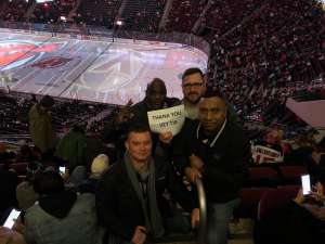 Christopher attended New Jersey Devils vs. Vegas Golden Knights NHL on Dec 3rd 2019 via VetTix 