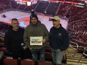Joshua attended New Jersey Devils vs. Vegas Golden Knights NHL on Dec 3rd 2019 via VetTix 