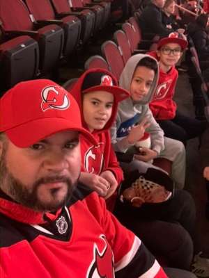 Carlos attended New Jersey Devils vs. Vegas Golden Knights NHL on Dec 3rd 2019 via VetTix 