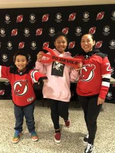 May Ann attended New Jersey Devils vs. Vegas Golden Knights NHL on Dec 3rd 2019 via VetTix 