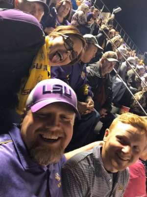 Brian attended LSU Tigers vs. University of Arkansas Razorbacks - NCAA Football - 11/23/2019 Etix on Nov 23rd 2019 via VetTix 