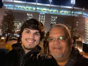 Juan attended LSU Tigers vs. University of Arkansas Razorbacks - NCAA Football - 11/23/2019 Etix on Nov 23rd 2019 via VetTix 