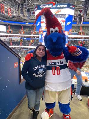 Pina attended Washington Wizards vs. Orlando Magic - NBA on Dec 3rd 2019 via VetTix 