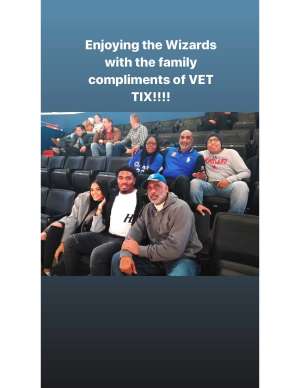 Darryl R Turner attended Washington Wizards vs. Orlando Magic - NBA on Dec 3rd 2019 via VetTix 