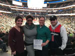 Eileen attended Washington Wizards vs. Orlando Magic - NBA on Dec 3rd 2019 via VetTix 