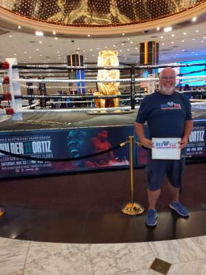 Raymond attended Premier Boxing Champions: Wilder vs. Ortiz II on Nov 23rd 2019 via VetTix 