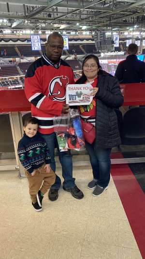 Calvin attended New Jersey Devils vs. Chicago Blackhawks - NHL on Dec 6th 2019 via VetTix 