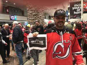 JOSE attended New Jersey Devils vs. Chicago Blackhawks - NHL on Dec 6th 2019 via VetTix 