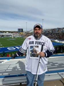Richard attended Air Force Academy Falcons vs. University of Wyoming Cowboys - NCAA Football on Nov 30th 2019 via VetTix 