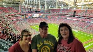 daryl attended Arizona Cardinals vs. Los Angeles Rams - NFL on Dec 1st 2019 via VetTix 