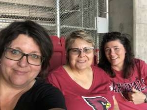 Tracy attended Arizona Cardinals vs. Los Angeles Rams - NFL on Dec 1st 2019 via VetTix 