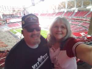 Marion attended Arizona Cardinals vs. Los Angeles Rams - NFL on Dec 1st 2019 via VetTix 