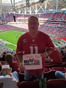 johnny attended Arizona Cardinals vs. Los Angeles Rams - NFL on Dec 1st 2019 via VetTix 