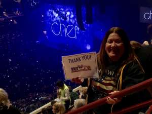 Gloria attended Cher: Here We Go Again Tour on Nov 27th 2019 via VetTix 
