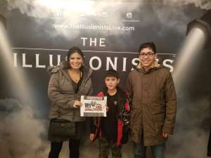 Crystal attended The Illusionists - Magic of the Holidays on Dec 3rd 2019 via VetTix 