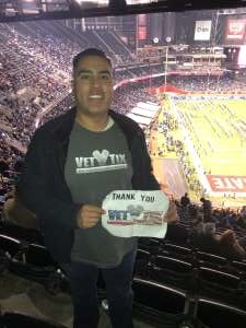 Luis Ortiz attended 2019 Cheez-it Bowl: Air Force Academy Falcons vs. Washington State Cougars on Dec 27th 2019 via VetTix 