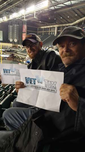 Joseph attended 2019 Cheez-it Bowl: Air Force Academy Falcons vs. Washington State Cougars on Dec 27th 2019 via VetTix 
