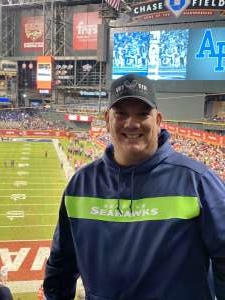 James attended 2019 Cheez-it Bowl: Air Force Academy Falcons vs. Washington State Cougars on Dec 27th 2019 via VetTix 