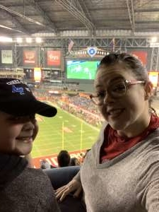 Jenn attended 2019 Cheez-it Bowl: Air Force Academy Falcons vs. Washington State Cougars on Dec 27th 2019 via VetTix 
