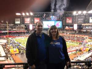 Steve attended 2019 Cheez-it Bowl: Air Force Academy Falcons vs. Washington State Cougars on Dec 27th 2019 via VetTix 
